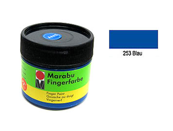 Fingerfarbe Marabu 100ml blau